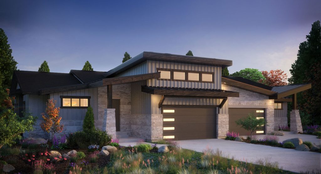 Cascade home exterior, Shoreline Park City Utah