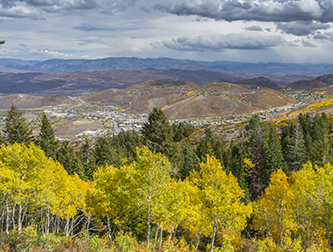 Utah mountain autumn