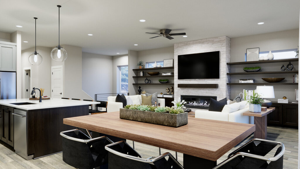 Skyline dining area