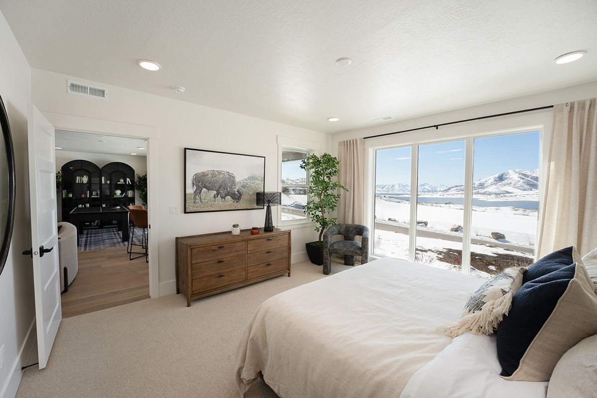 Shoreline Park City Utah Skyline Basement Bedroom