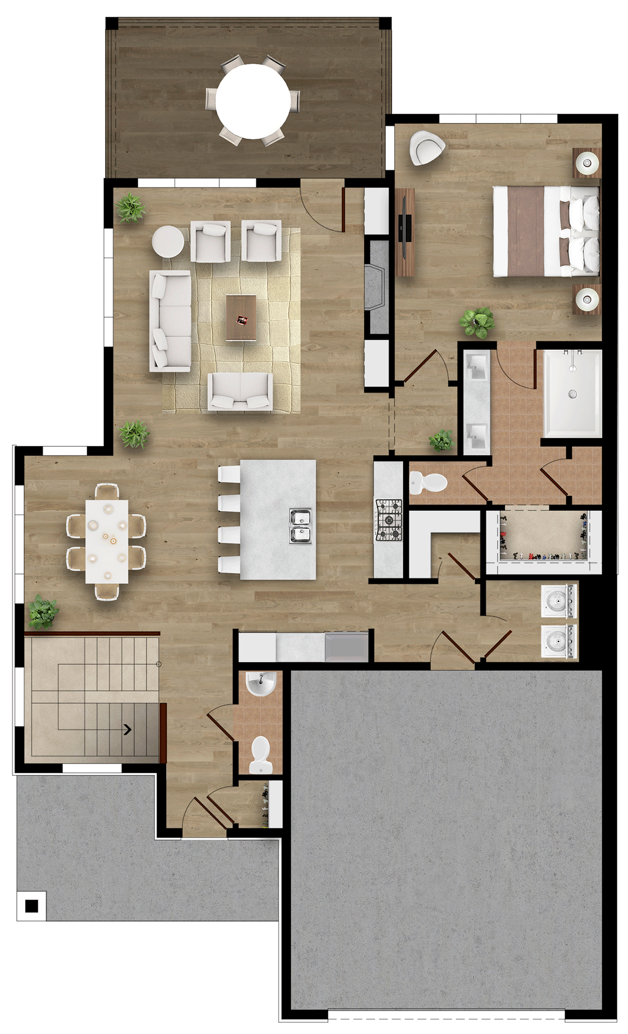 Outlook Floorplan Main Level