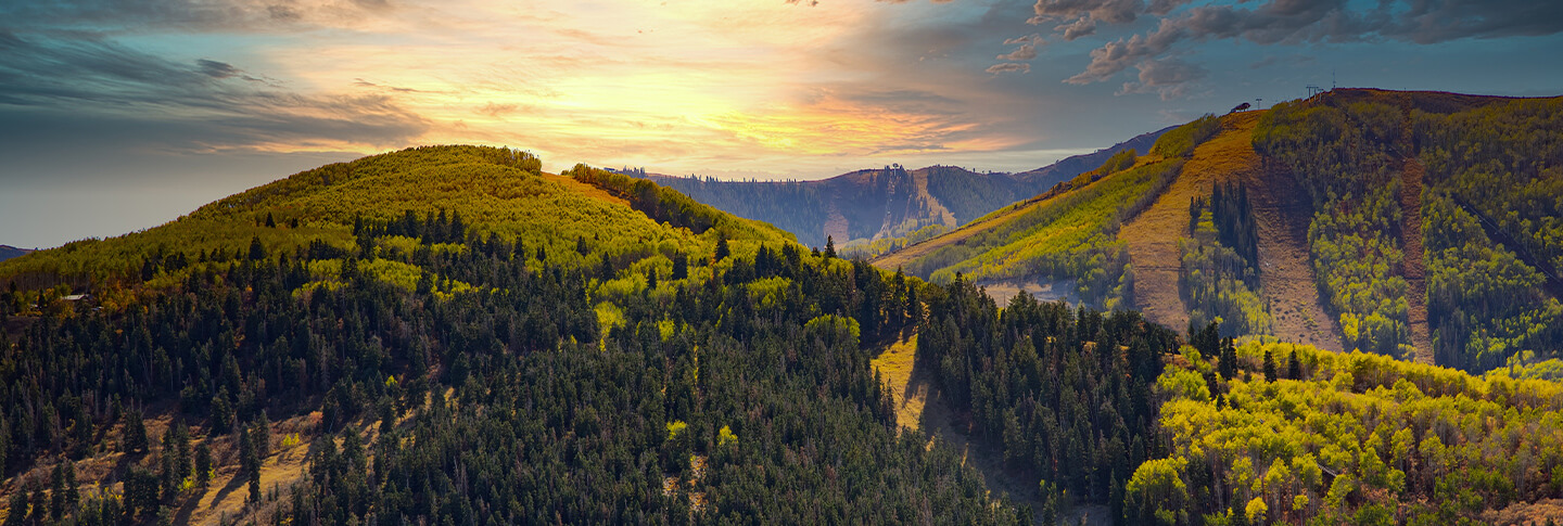 Park City Utah Mountains Autumn, Relax in Park City